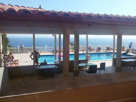 the pool